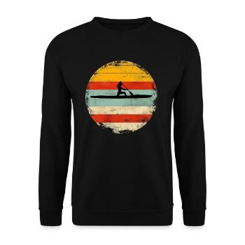Canadian Canoe - Unisex Pullover - Schwarz - Vorne - Alina (178cm) & Michal (187cm)