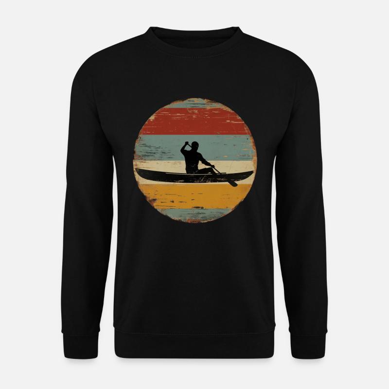 Canoe Paddling - Unisex Pullover - Schwarz