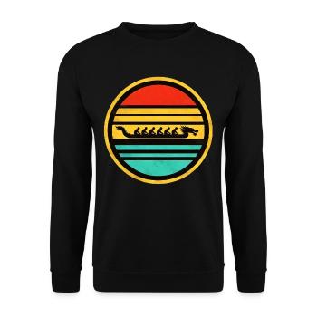 Dragon Boat 4 - Unisex Pullover - Schwarz - Vorne - Alina (178cm) & Michal (187cm)