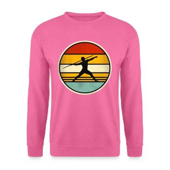 Javelin Throw 5 - Unisex Sweatshirt - pink - Front