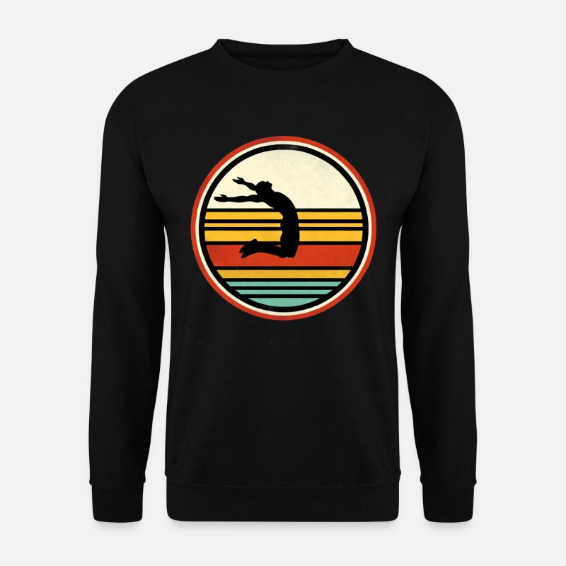 Long Jump 3 - Unisex Pullover - Schwarz