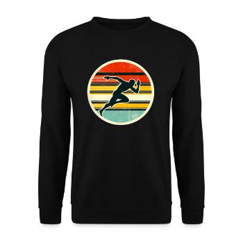 Sprinter - Athlétisme 4 - Sweat-shirt Unisexe - noir - Devant - Alina (178cm) & Michal (187cm)