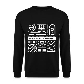 Meilleur chauffe-paillasse 6 - Sweat-shirt Unisexe - noir - Devant - Alina (178cm) & Michal (187cm)