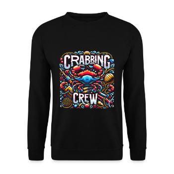 Équipage de pêche au crabe 16 - Sweat-shirt Unisexe - noir - Devant - Alina (178cm) & Michal (187cm)