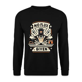 Pas de flux donné 16 - Sweat-shirt Unisexe - noir - Devant - Alina (178cm) & Michal (187cm)