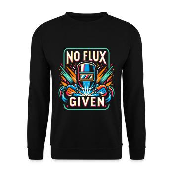 Pas de flux donné 12 - Sweat-shirt Unisexe - noir - Devant - Alina (178cm) & Michal (187cm)