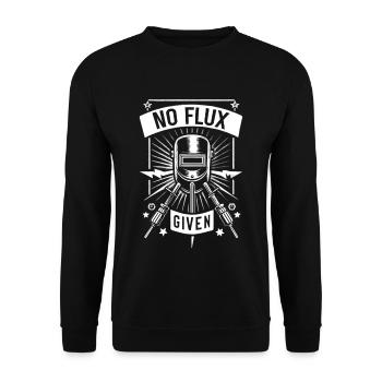 Pas de flux donné 19 - Sweat-shirt Unisexe - noir - Devant - Alina (178cm) & Michal (187cm)