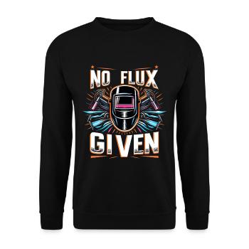 Pas de flux donné 21 - Sweat-shirt Unisexe - noir - Devant - Alina (178cm) & Michal (187cm)