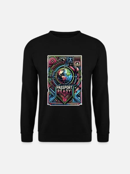 Passport Ready 10 - Unisex Sweatshirt - black