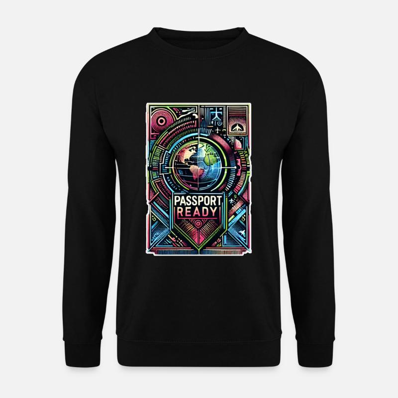 Passport Ready 10 - Unisex Pullover - Schwarz