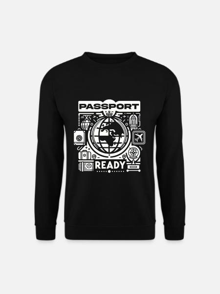 Passport Ready 9 - Unisex Sweatshirt - black