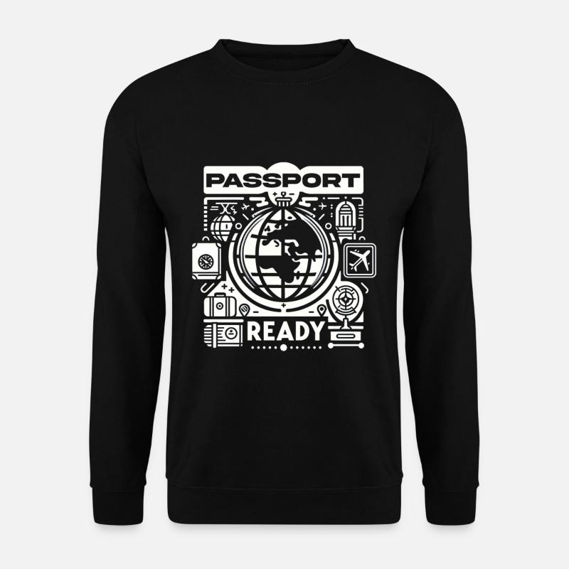 Passport Ready 9 - Unisex Sweatshirt - black