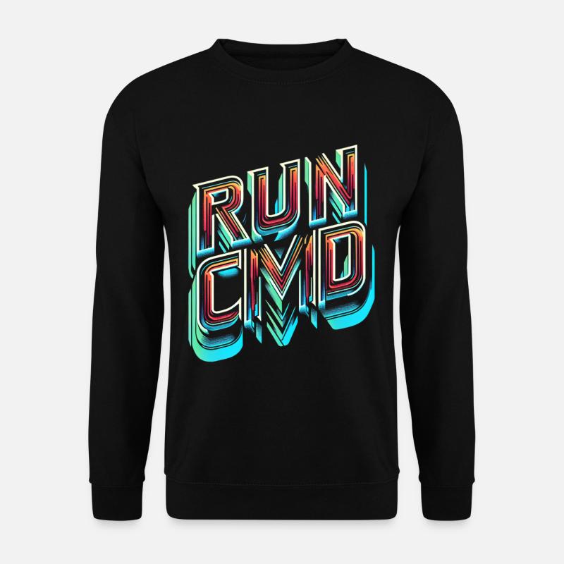 Exécuter Cmd 39 - Sweat-shirt Unisexe - noir