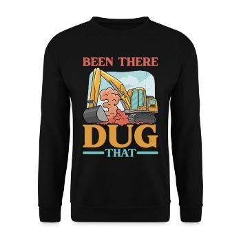 Been There Dug That 10 - Unisex Pullover - Schwarz - Vorne - Alina (178cm) & Michal (187cm)