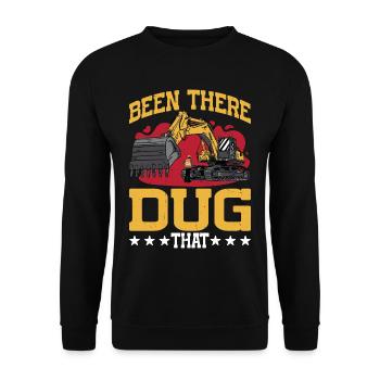 Been There Dug That 12 - Unisex Pullover - Schwarz - Vorne - Alina (178cm) & Michal (187cm)