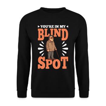 You're In My Blind Spot 19 - Unisex Sweatshirt - black - Front - Alina (178cm) & Michal (187cm)