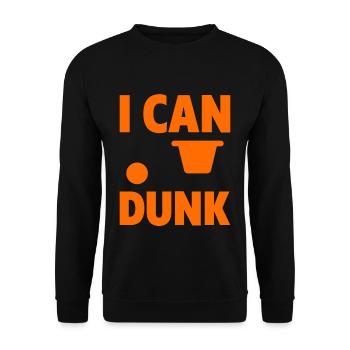 Je peux dunker 2 - Sweat-shirt Unisexe - noir - Devant - Alina (178cm) & Michal (187cm)