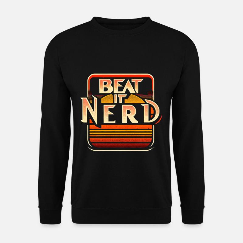 Battez-le Nerd 7 - Sweat-shirt Unisexe - noir