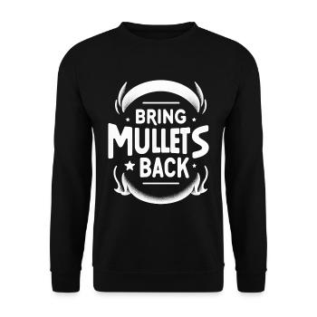 Ramenez des mulets 10 - Sweat-shirt Unisexe - noir - Devant - Alina (178cm) & Michal (187cm)