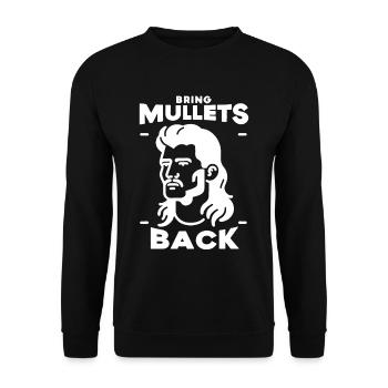 Ramener les mulets 5 - Sweat-shirt Unisexe - noir - Devant - Alina (178cm) & Michal (187cm)