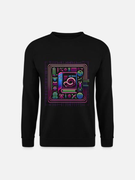 Bookworm and Proud 5 - Unisex Sweatshirt - black
