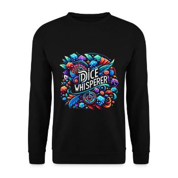 Dice Whisperer 6 - Unisex Pullover - Schwarz - Vorne - Alina (178cm) & Michal (187cm)
