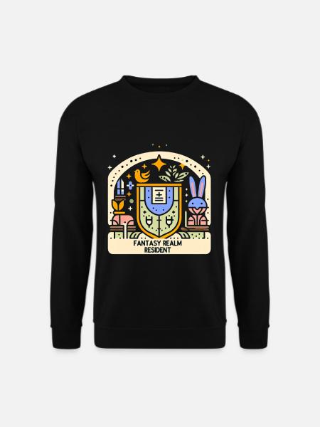 Fantasy Realm Resident - Unisex Sweatshirt - black