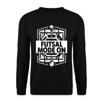 Mode Futsal Sur 10 - Sweat-shirt Unisexe - noir - Devant - Alina (178cm) & Michal (187cm)