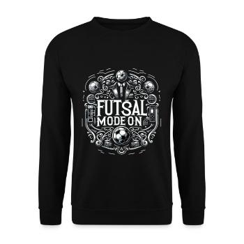 Mode Futsal Sur 12 - Sweat-shirt Unisexe - noir - Devant - Alina (178cm) & Michal (187cm)