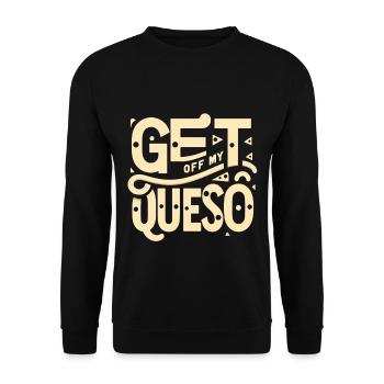 Descends de mon Queso 8 - Sweat-shirt Unisexe - noir - Devant - Alina (178cm) & Michal (187cm)