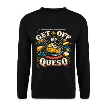 Descends de mon Queso 7 - Sweat-shirt Unisexe - noir - Devant - Alina (178cm) & Michal (187cm)