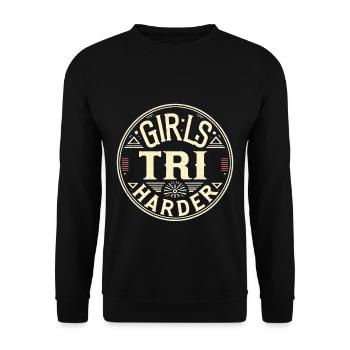 Filles Tri 12 - Sweat-shirt Unisexe - noir - Devant - Alina (178cm) & Michal (187cm)