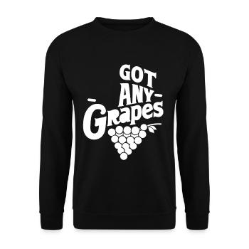 Got Any Grapes 7 - Unisex Sweatshirt - black - Front - Alina (178cm) & Michal (187cm)