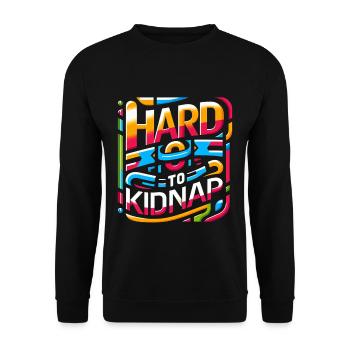 Hard to Kidnap 2 - Unisex Sweatshirt - black - Front - Alina (178cm) & Michal (187cm)