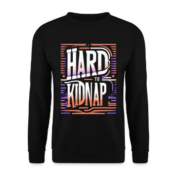 Difficile à kidnapper 8 - Sweat-shirt Unisexe - noir - Devant - Alina (178cm) & Michal (187cm)