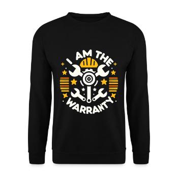 Je suis la garantie 41 - Sweat-shirt Unisexe - noir - Devant - Alina (178cm) & Michal (187cm)
