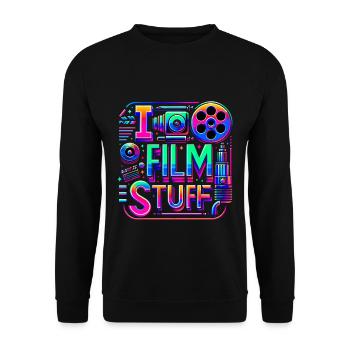 I Film Stuff 13 - Unisex Pullover - Schwarz - Vorne - Alina (178cm) & Michal (187cm)