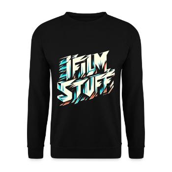 I Film Stuff 14 - Unisex Pullover - Schwarz - Vorne - Alina (178cm) & Michal (187cm)