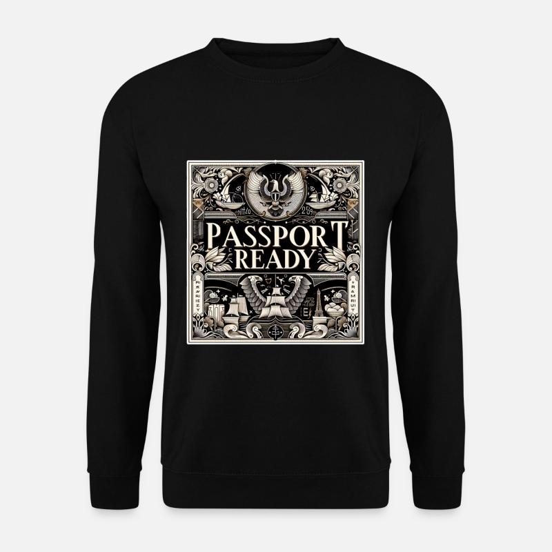 Passport Ready 8 - Unisex Pullover - Schwarz