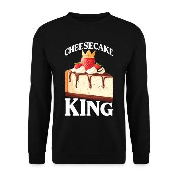 Gâteau au fromage King 13 - Sweat-shirt Unisexe - noir - Devant - Alina (178cm) & Michal (187cm)