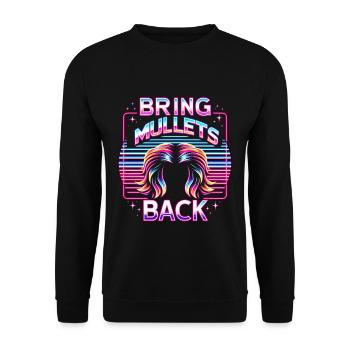 Ramenez des mulets 11 - Sweat-shirt Unisexe - noir - Devant - Alina (178cm) & Michal (187cm)