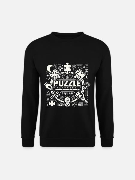 Puzzle Partners Squad 3 - Unisex Sweatshirt - black