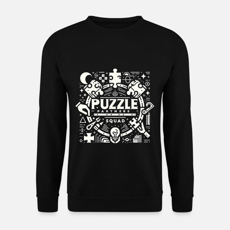 Puzzle Partners Escouade 3 - Sweat-shirt Unisexe - noir