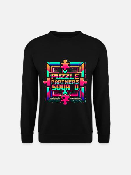 Puzzle Partners Squad 2 - Unisex Sweatshirt - black