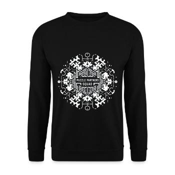 Puzzle Partners Squad 4 - Unisex Sweatshirt - black - Front - Alina (178cm) & Michal (187cm)