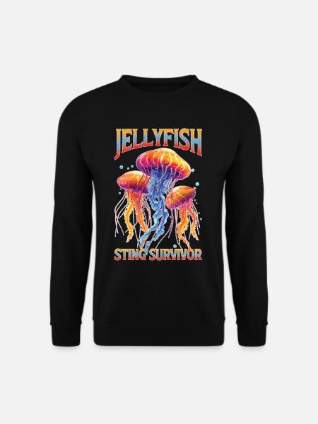 Jellyfish Sting Survivor 20 - Unisex Sweatshirt - black