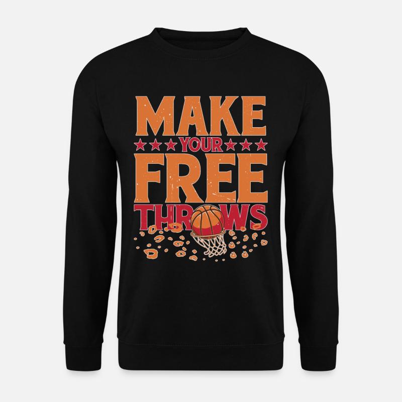 Make Your Free Throws 5 - Unisex Pullover - Schwarz