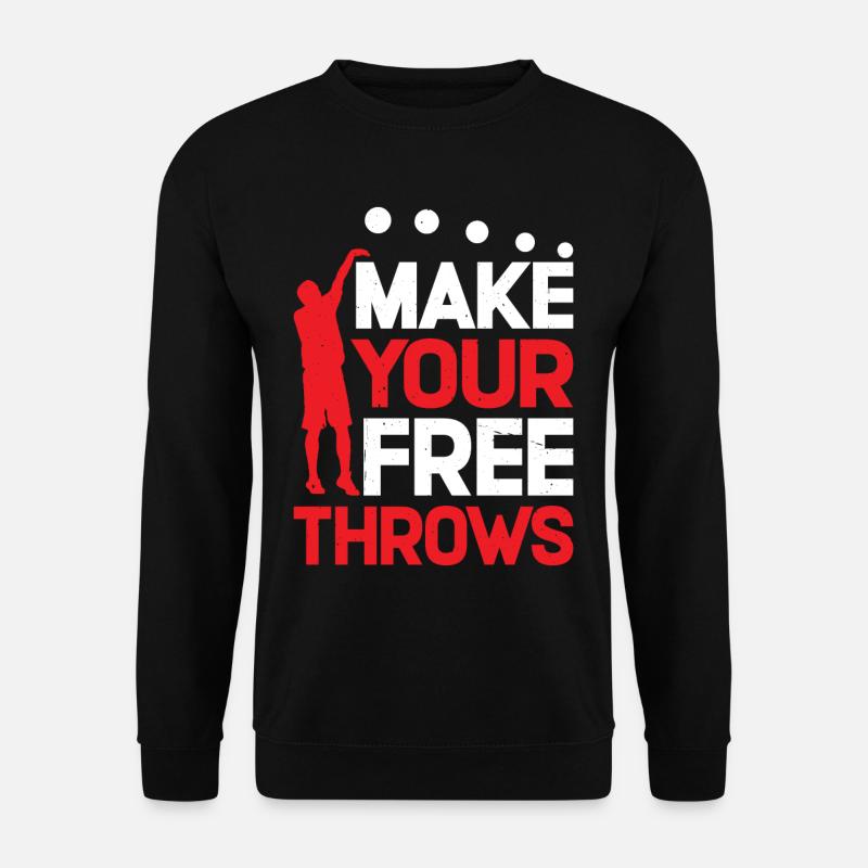 Make Your Free Throws 7 - Unisex Sweatshirt - black