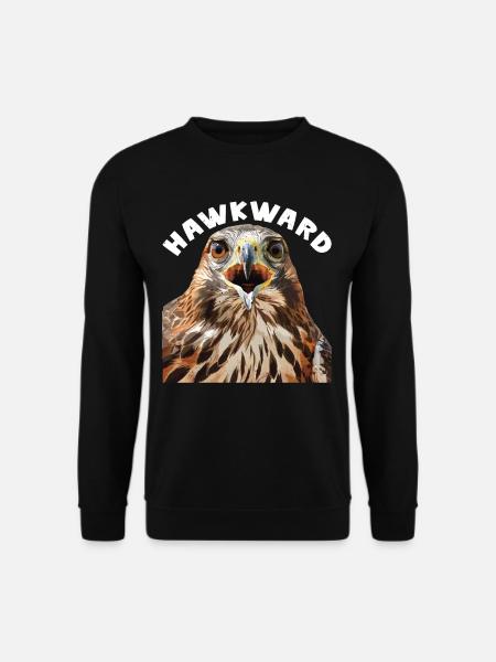 Hawkward 2 - Unisex Pullover - Schwarz