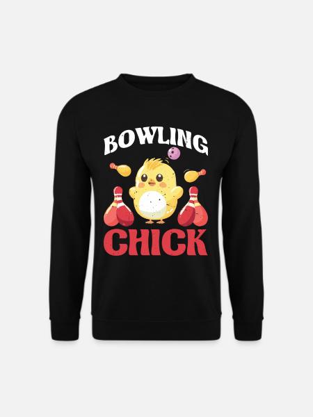 Bowling Chick 21 - Unisex Pullover - Schwarz